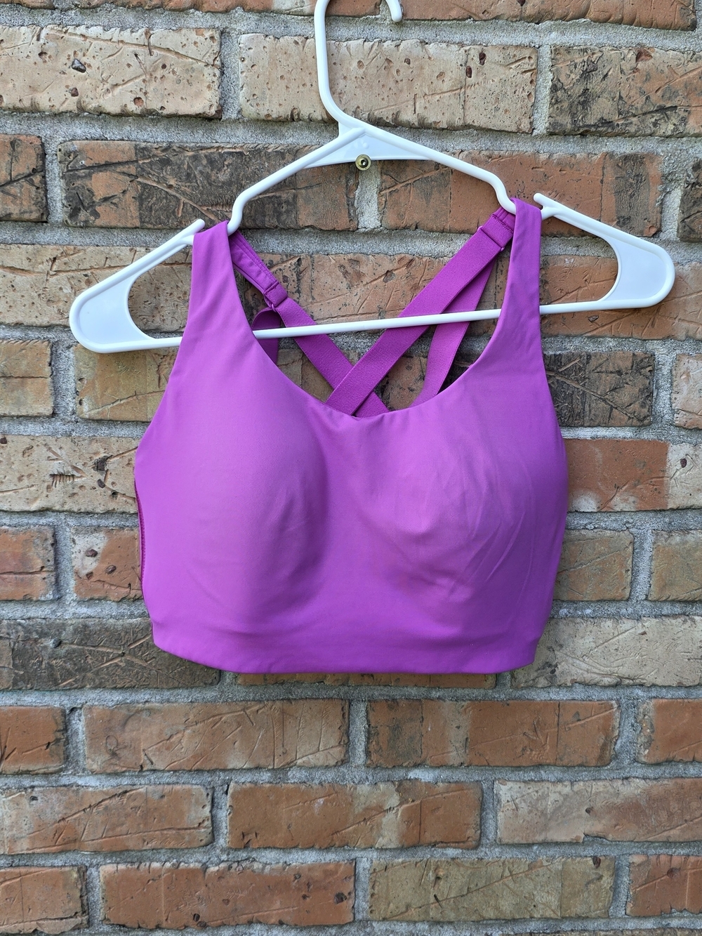 lululemon athletica Bright Magenta Crossback Sports Bra - Picture 3 of 8